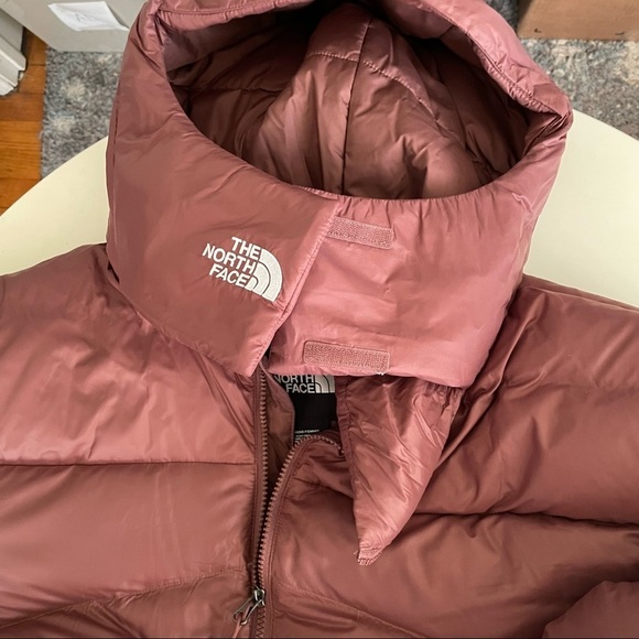 The North Face Women’s Palomar Down Parka Coat Marron Purple Size Medium New - Picture 7 of 13